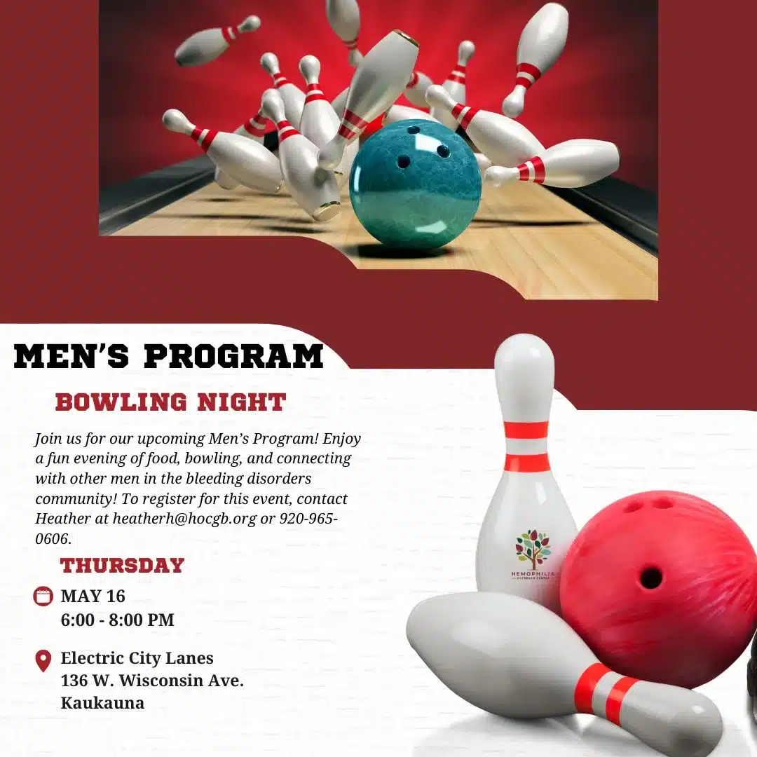 Men's Program bowling information